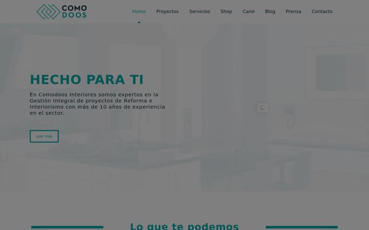 Screenshot of comodoosinteriores.com