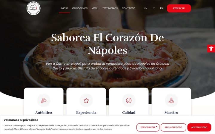 Screenshot of comoennapoli.es