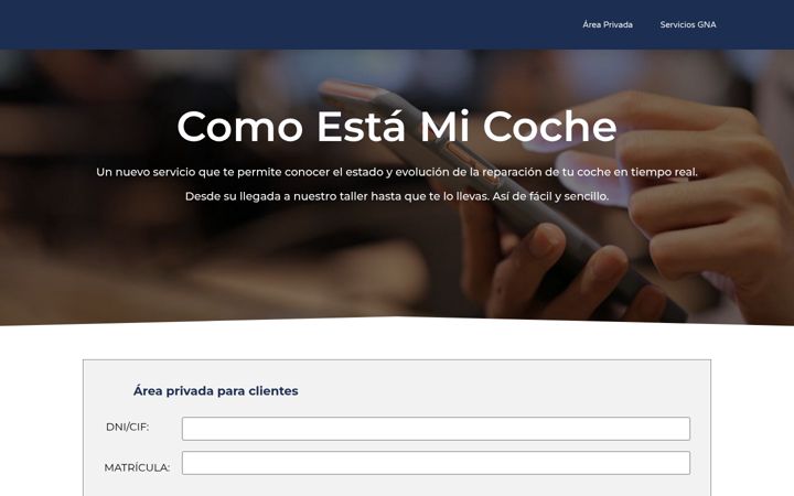 Screenshot of comoestamicoche.es