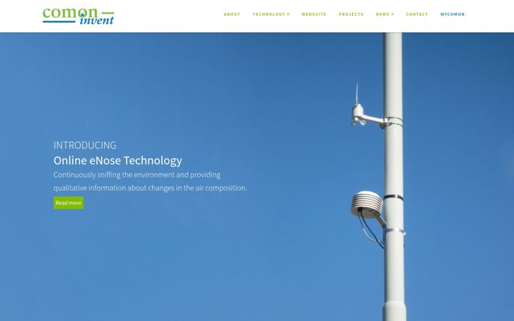 Screenshot van comon-invent.eu