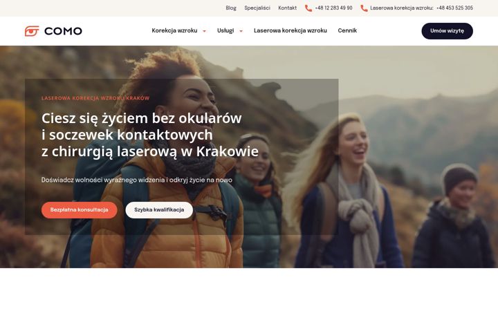 Snímek obrazovky comookulistyka.pl
