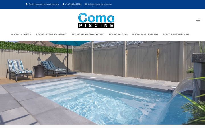 Screenshot of comopiscine.com