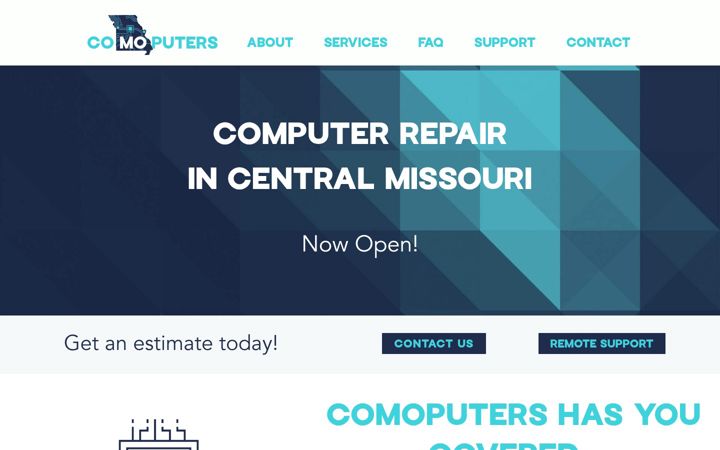 Screenshot of comoputers.com