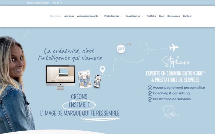Screenshot ta' comosmoz.fr