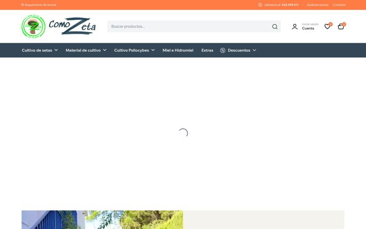 Screenshot of comozeta.es