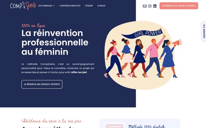 Screenshot of comp-et-sens.fr