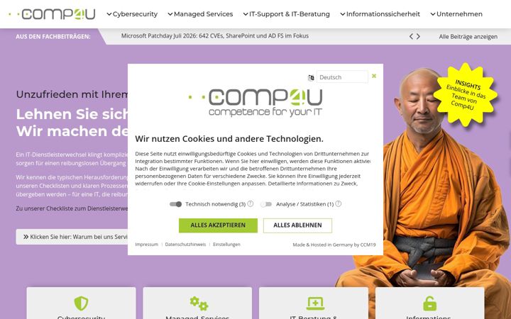 Screenshot of comp4u.de