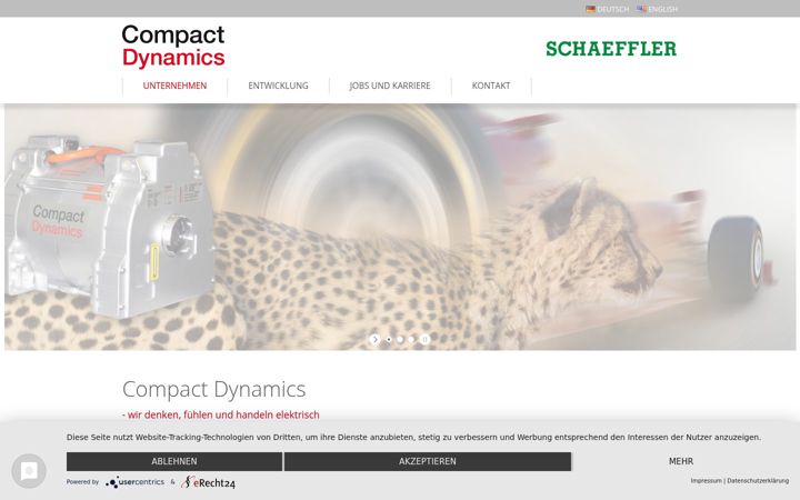 Screenshot of compact-dynamics.de