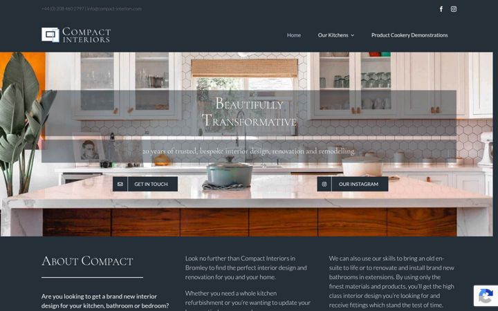 Screenshot of compact-interiors.com