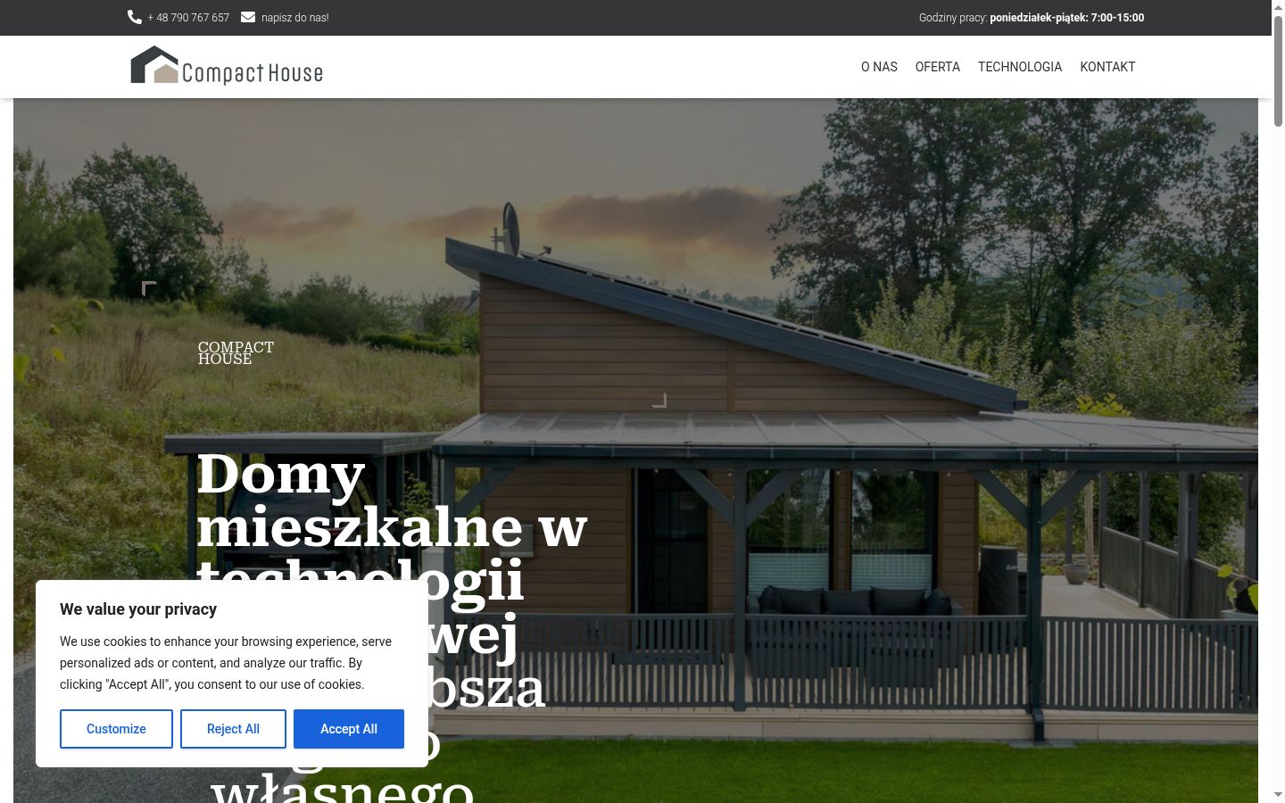 Screenshot van de toestemmingsbanner zoals getoond vóór enige interactie