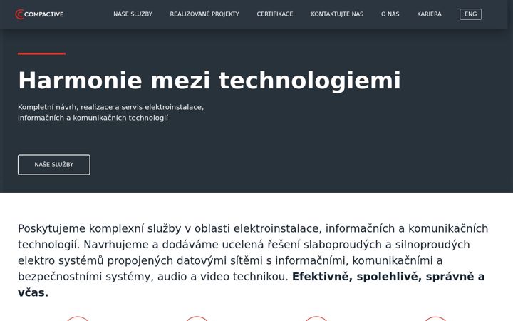 Screenshot van compactive.cz