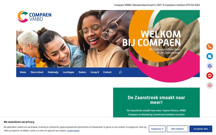 Captura de pantalla de compaenvmbo.nl