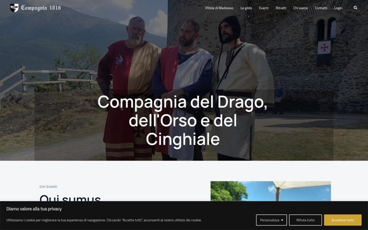 Screenshot of compagnia1016.it