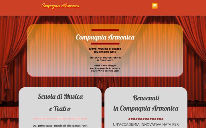Екранна снимка на compagniaarmonica.it