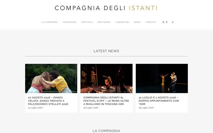 Screenshot of compagniadegliistanti.it