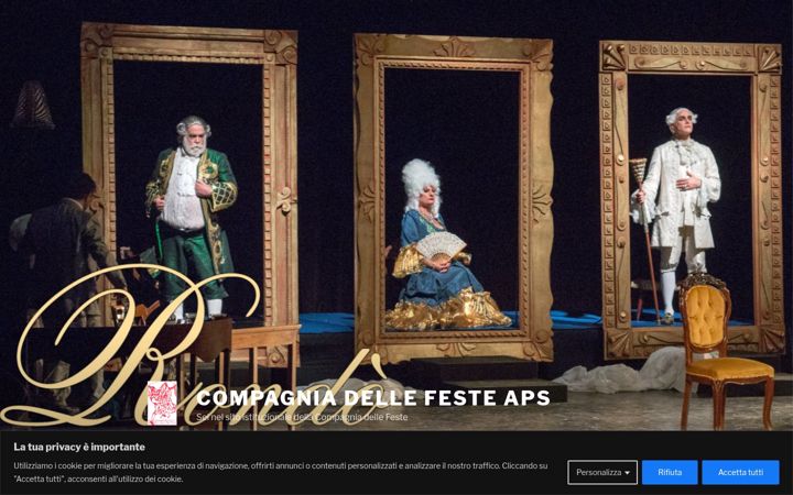 Snimka zaslona za compagniadellefeste.it