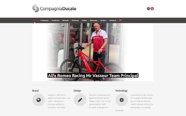 Screenshot of compagniaducale.net