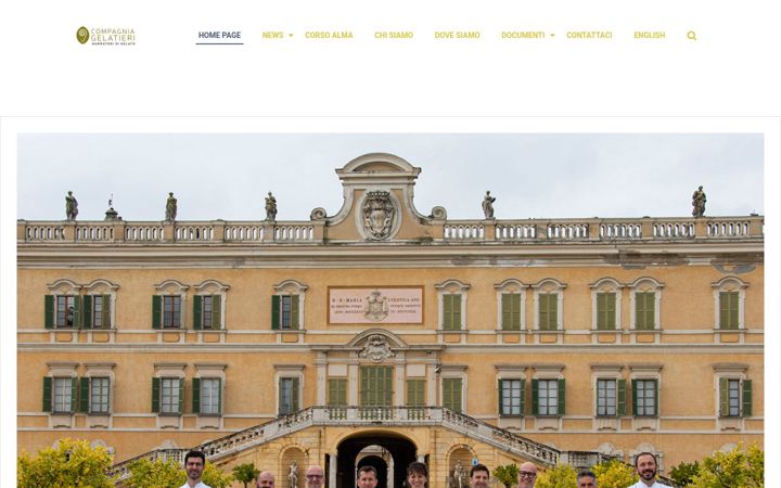 Screenshot of compagniagelatieri.it