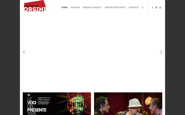 Screenshot of compagniaorsini.it