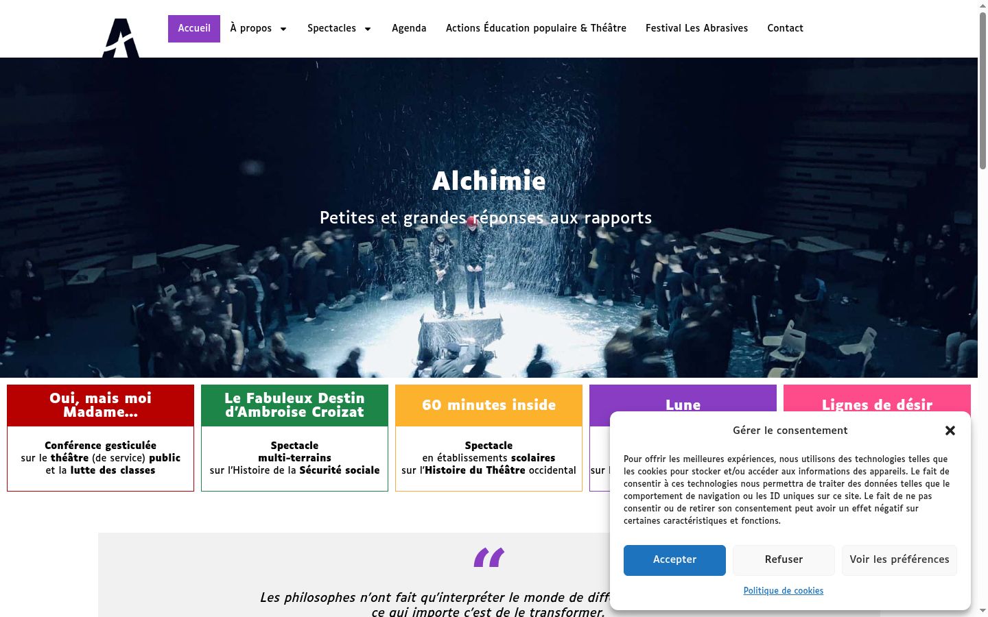 Screenshot tal-banner tal-kunsens muri qabel kwalunkwe interazzjoni