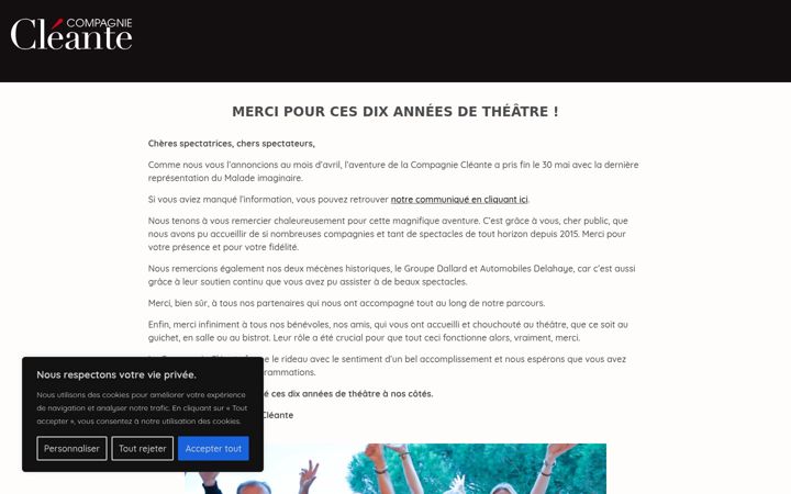 Screenshot of compagnie-cleante.com