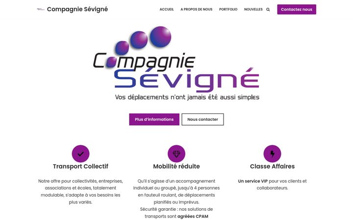 Screenshot of compagnie-sevigne.com