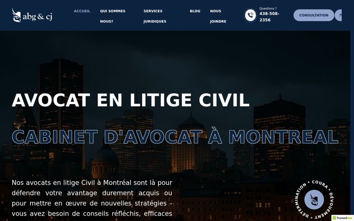 Screenshot of compagnieabgcj.ca