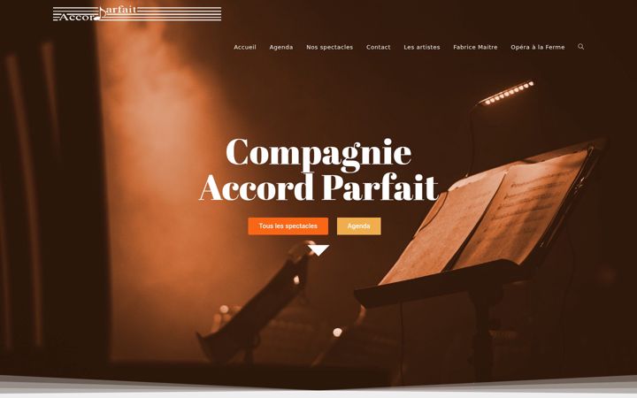 Screenshot ta' compagnieaccordparfait.fr