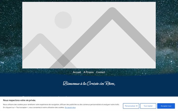 Screenshot of compagniealacroiseedesreves.com