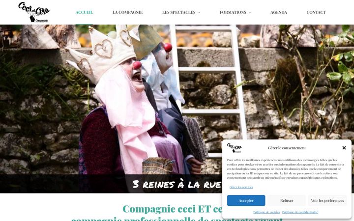 Screenshot of compagniececietcela.com