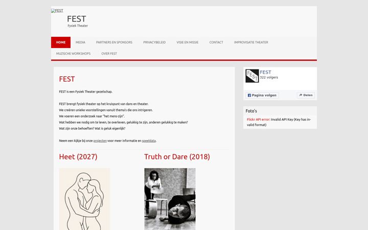 Screenshot of compagniefest.be