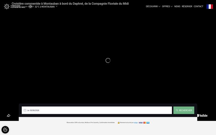 Screenshot of compagniefluviale.com