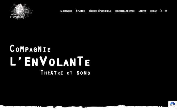 Screenshot of compagnielenvolante.fr