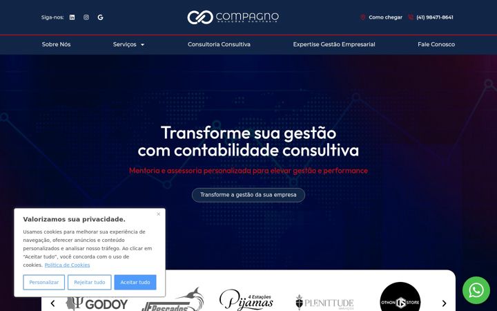 Snímek obrazovky compagno.cnt.br