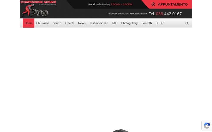 Screenshot of compagnonegomme.it