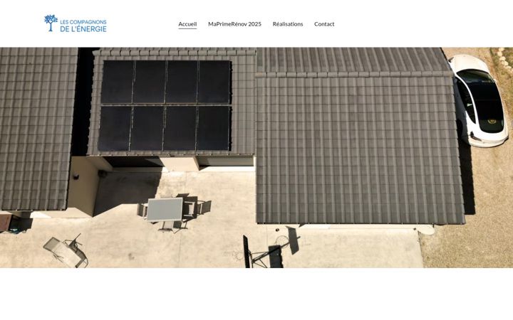 Screenshot of compagnonsdelenergie.fr