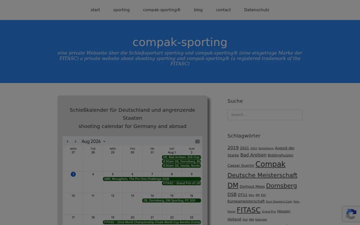 Screenshot of compak-sporting.de