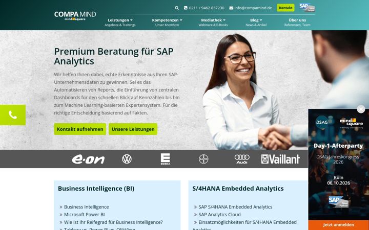 Screenshot of compamind.de
