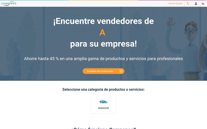 Screenshot of companeo.cl