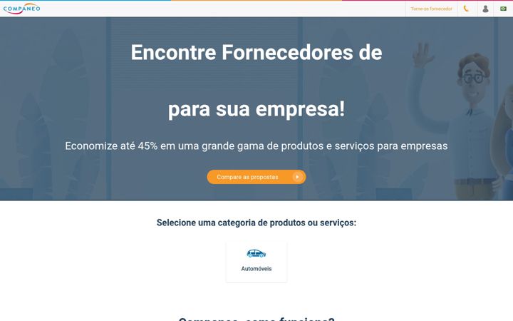 Screenshot of companeo.com.br