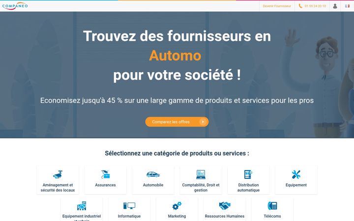 Screenshot of companeo.com