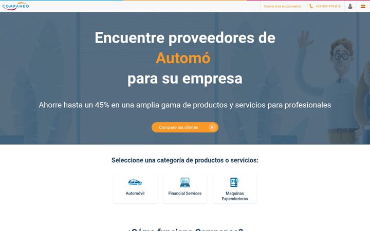Screenshot of companeo.es