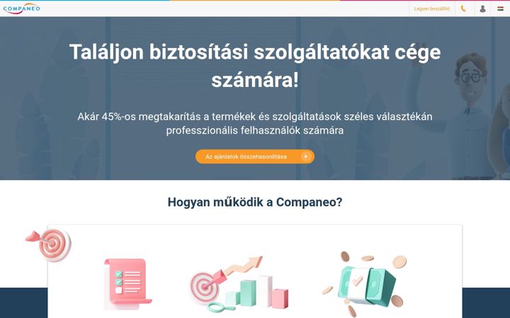 Screenshot of companeo.hu
