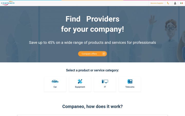 Capture d'écran de companeo.ie