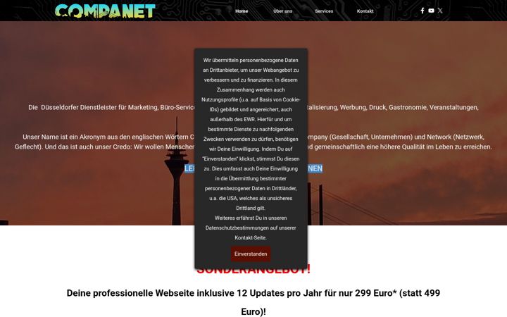 Screenshot of companet.org