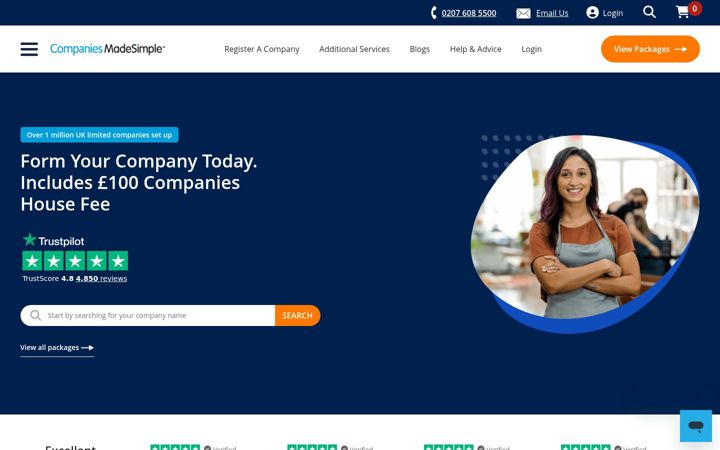 Screenshot of companiesmadesimple.com