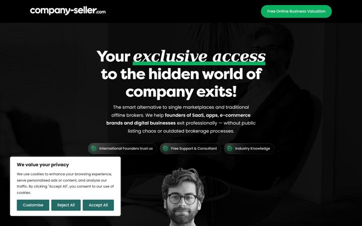 Screenshot of company-seller.com