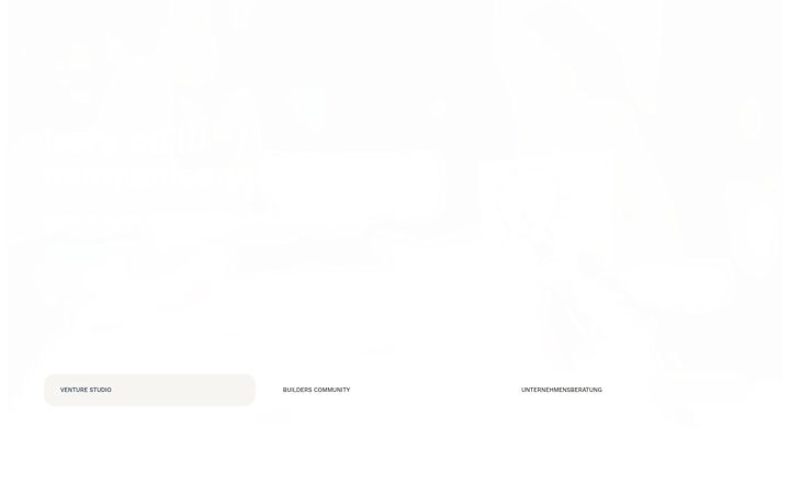 Screenshot of company.builders