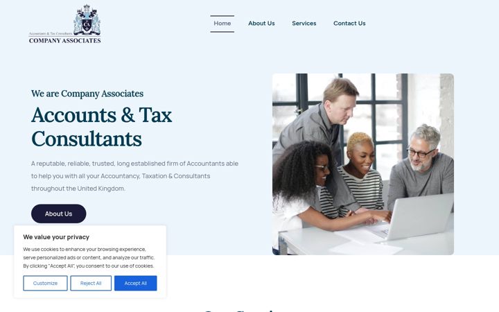 Screenshot of companyassociates.co.uk