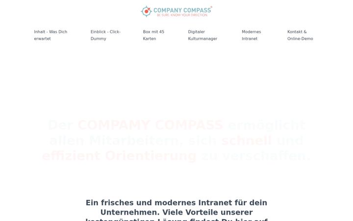 Screenshot of companycompass.de